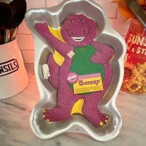 Barney cake pan